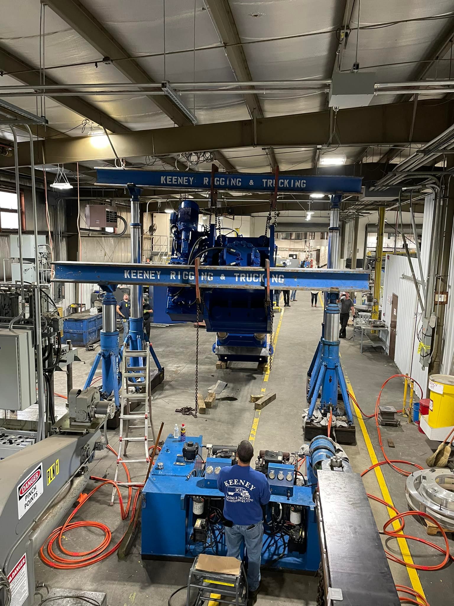 Heavy equipment handling